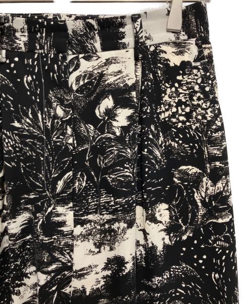 HARDY NOIR（アルディーノアール）HARDY NOIR (アルディーノアール) Wood-Blockprint Like パンツ ブラック×アイボリー サイズ:36の古着・服飾アイテム
