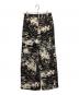 HARDY NOIR (アルディーノアール) Wood-Blockprint Like パンツ ブラック×アイボリー サイズ:36：4000円