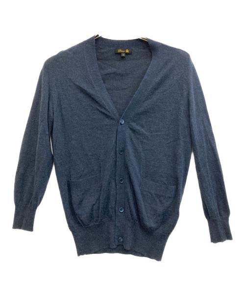 DRAWER（ドゥロワー）DRAWER (ドゥロワー) カシミヤシルクVネックカーディガン ネイビー サイズ:1の古着・服飾アイテム