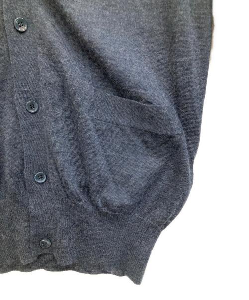 DRAWER（ドゥロワー）DRAWER (ドゥロワー) カシミヤシルクVネックカーディガン ネイビー サイズ:1の古着・服飾アイテム