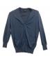 DRAWER（ドゥロワー）の古着「カシミヤシルクVネックカーディガン」｜ネイビー