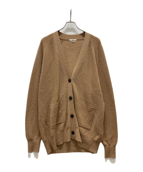 SCENTOF（セントオブ）SCENTOF (セントオブ) ルーズカーディガン キャメル サイズ:記載なしの古着・服飾アイテム