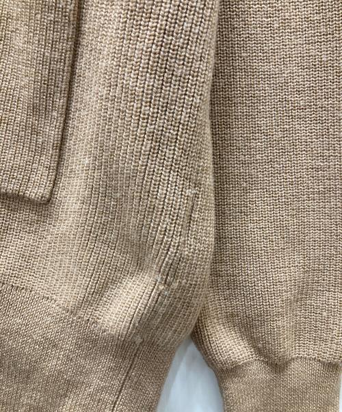 SCENTOF（セントオブ）SCENTOF (セントオブ) ルーズカーディガン キャメル サイズ:記載なしの古着・服飾アイテム