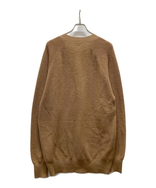 SCENTOF（セントオブ）SCENTOF (セントオブ) ルーズカーディガン キャメル サイズ:記載なしの古着・服飾アイテム