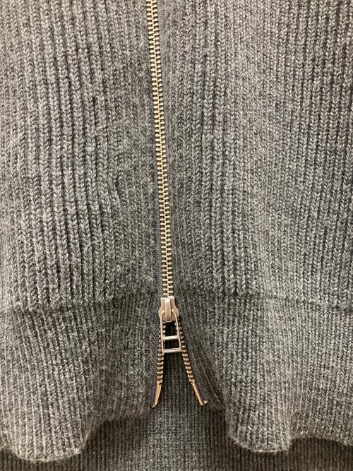 PLST（プラステ）PLST (プラステ) ジップカーディガン グレー サイズ:Mの古着・服飾アイテム