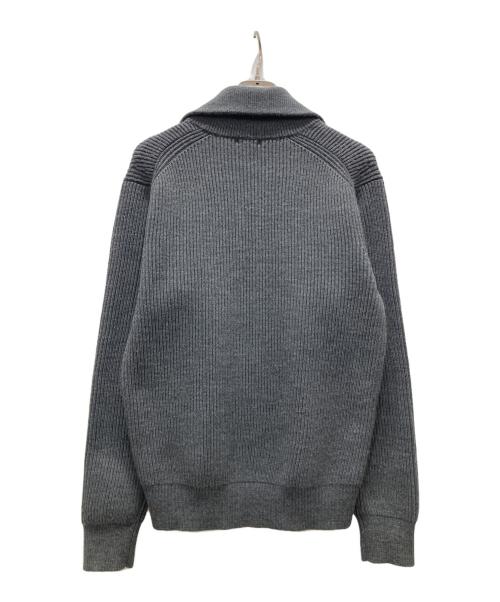 PLST（プラステ）PLST (プラステ) ジップカーディガン グレー サイズ:Mの古着・服飾アイテム