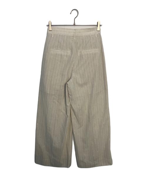 STUNNING LURE（スタニングルアー）STUNNING LURE (スタニングルアー) STUNNING LURE ストライプストレートパンツ ライトベージュ サイズ:1 未使用品の古着・服飾アイテム