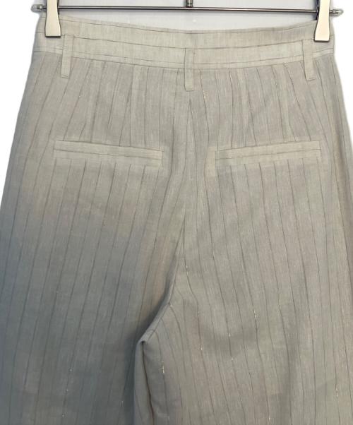 STUNNING LURE（スタニングルアー）STUNNING LURE (スタニングルアー) STUNNING LURE ストライプストレートパンツ ライトベージュ サイズ:1 未使用品の古着・服飾アイテム