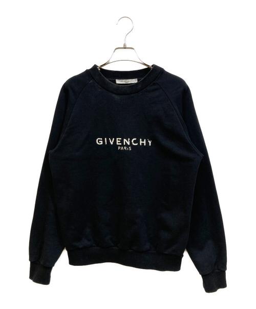 GIVENCHY（ジバンシィ）GIVENCHY (ジバンシィ) クルーネックスウェット ブラック サイズ:Sの古着・服飾アイテム