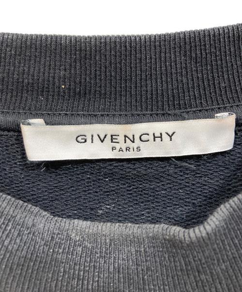 GIVENCHY（ジバンシィ）GIVENCHY (ジバンシィ) クルーネックスウェット ブラック サイズ:Sの古着・服飾アイテム