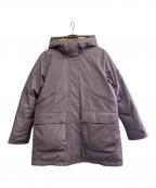 AIGLEエーグル）の古着「インサレーションフーデッドロングジャケット」｜グレー