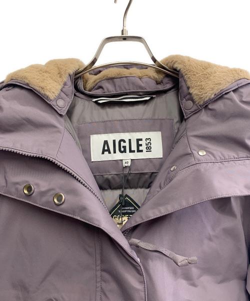 AIGLE（エーグル）AIGLE (エーグル) インサレーションフーデッドロングジャケット グレー サイズ:40 未使用品の古着・服飾アイテム