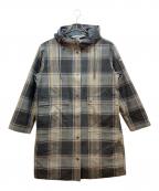 AIGLEエーグル）の古着「ロングフーデッドジャケット」｜グレー