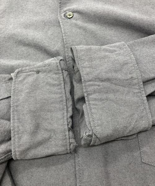 Graphpaper（グラフペーパー）Graphpaper (グラフペーパー) Oxford Oversized Band Collar Shirt グレー サイズ:O/Sの古着・服飾アイテム