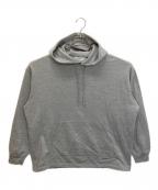 Graphpaperグラフペーパー）の古着「GM224-70011　Wool Terry Pullover Hoodie」｜グレー