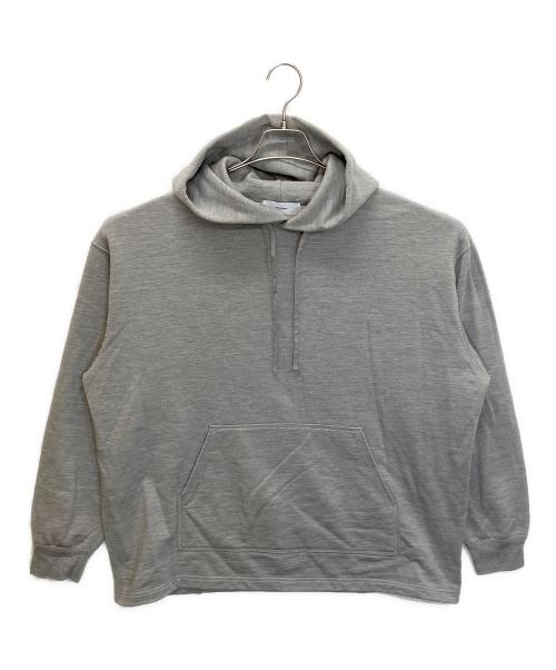 Graphpaper（グラフペーパー）Graphpaper (グラフペーパー) GM224-70011　Wool Terry Pullover Hoodie グレー サイズ:Fの古着・服飾アイテム