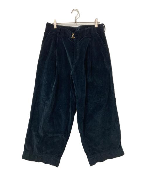 KOLOR（カラー）KOLOR (カラー) コーデュロイワイドパンツ ネイビー サイズ:3の古着・服飾アイテム
