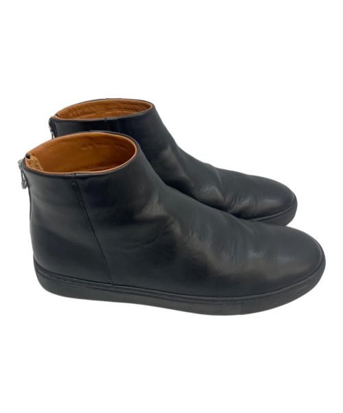 hALON（アーロン）hALON (アーロン) バックジップ ハイカットスニーカー ブラック サイズ:28cmの古着・服飾アイテム