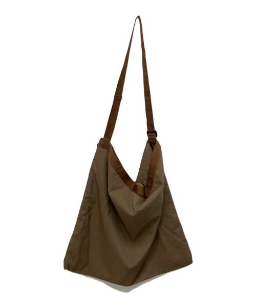 ERA.（エラ）ERA. (エラ) BIG FLAT BAG ブラウンの古着・服飾アイテム