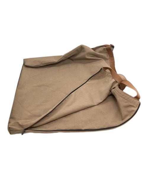 ERA.（エラ）ERA. (エラ) BIG FLAT BAG ブラウンの古着・服飾アイテム