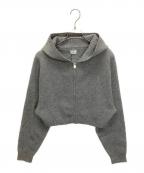 the Barnnetザ バーネット）の古着「ニットパーカー」｜グレー