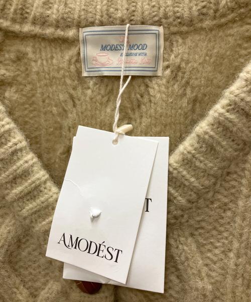Modest Mood（モデストムード）Modest Mood (モデストムード) Nottinghill Cardigan 25AW ベージュ サイズ:SIZE Free 未使用品の古着・服飾アイテム