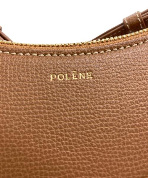 POLENE（ポレーヌ）POLENE (ポレーヌ) Numero Dix ショルダーバッグ エディション キャメル テクスチャードの古着・服飾アイテム