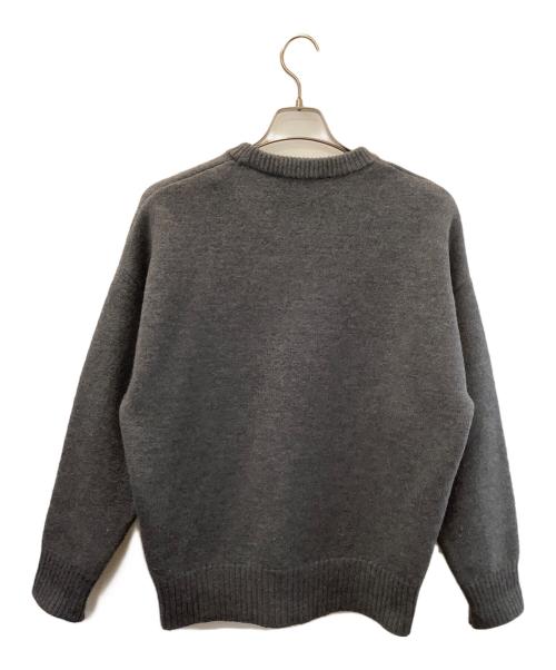 AMI Alexandre Mattiussi（アミアレクサンドルマテュッシ）AMI Alexandre Mattiussi (アミアレクサンドルマテュッシ) ハートロゴニット グレー サイズ:Sの古着・服飾アイテム