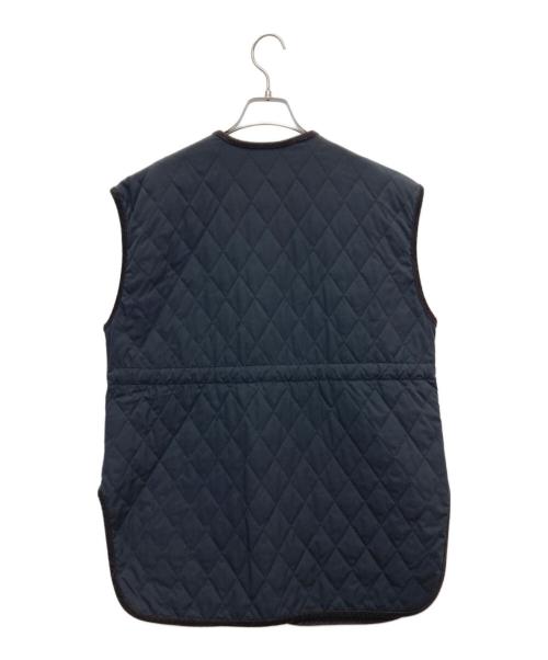 MACPHEE（マカフィー）MACPHEE (マカフィー) キルティング クルーネックジレ ブラウン サイズ:36の古着・服飾アイテム