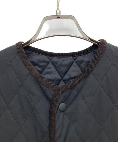 MACPHEE（マカフィー）MACPHEE (マカフィー) キルティング クルーネックジレ ブラウン サイズ:36の古着・服飾アイテム