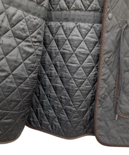 MACPHEE（マカフィー）MACPHEE (マカフィー) キルティング クルーネックジレ ブラウン サイズ:36の古着・服飾アイテム