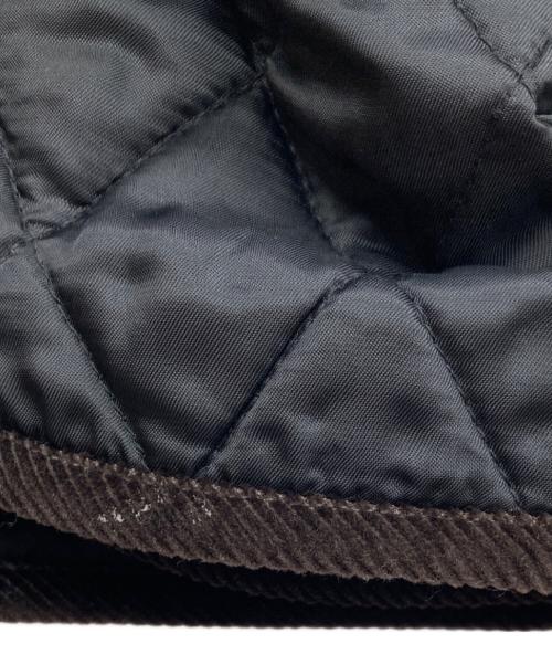 MACPHEE（マカフィー）MACPHEE (マカフィー) キルティング クルーネックジレ ブラウン サイズ:36の古着・服飾アイテム