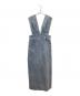 Whim Gazette（ウィムガゼット）の古着「DENIM Vジャンスカ」｜ブルー