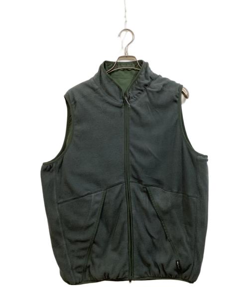 WILD THINGS（ワイルドシングス）WILD THINGS (ワイルドシングス) SUPPEX REVERSIBLE VEST グリーン サイズ:Lの古着・服飾アイテム