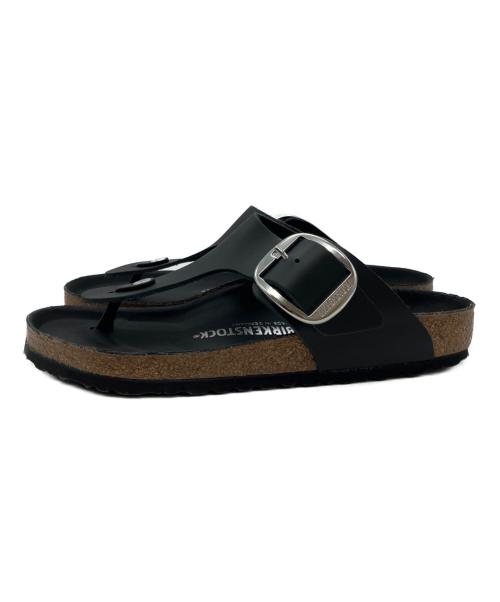 BIRKENSTOCK（ビルケンシュトック）BIRKENSTOCK (ビルケンシュトック) GIZEH BIG BUCKLE ブラック サイズ:27の古着・服飾アイテム