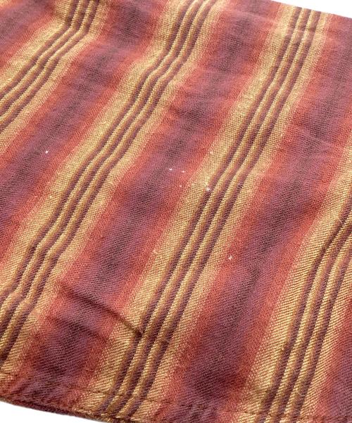 Patagonia（パタゴニア）Patagonia (パタゴニア) コットンマルチボーダーシャツ オレンジ×ブラウン サイズ:SIZE Mの古着・服飾アイテム