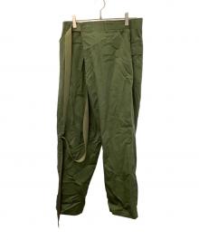 MAISON EUREKA（メゾンエウレカ）の古着「VINTAGE REWORK MILITARY PANTS」｜グリーン