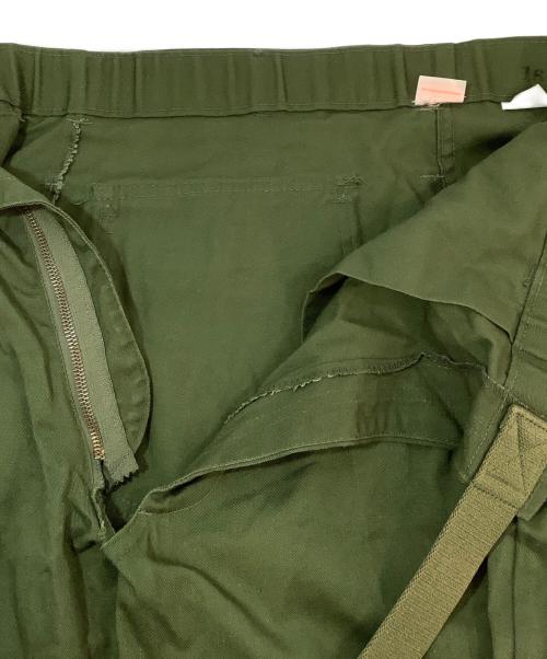MAISON EUREKA（メゾンエウレカ）MAISON EUREKA (メゾンエウレカ) VINTAGE REWORK MILITARY PANTS グリーン サイズ:Freeの古着・服飾アイテム