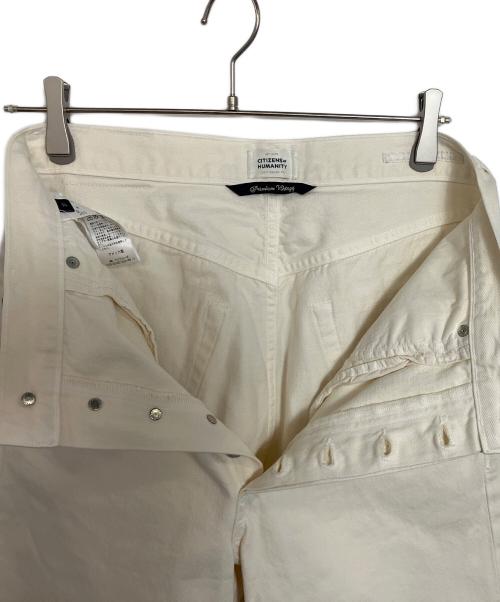 Citizens of humanity（シチズンズオブヒューマニティ）CITIZENS of HUMANITY (シチズンズオブヒューマニティ) GAUCHO VINTAGE WIDE LEG DENIM アイボリー サイズ:27の古着・服飾アイテム