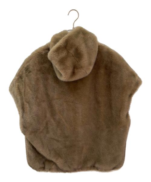 MY WHITE（マイ ホワイト）MY WHITE (マイ ホワイト) DEUXIEME CLASSE (ドゥーズィエム クラス) 別注 HOODIE VEST ブラウン サイズ:Freeの古着・服飾アイテム