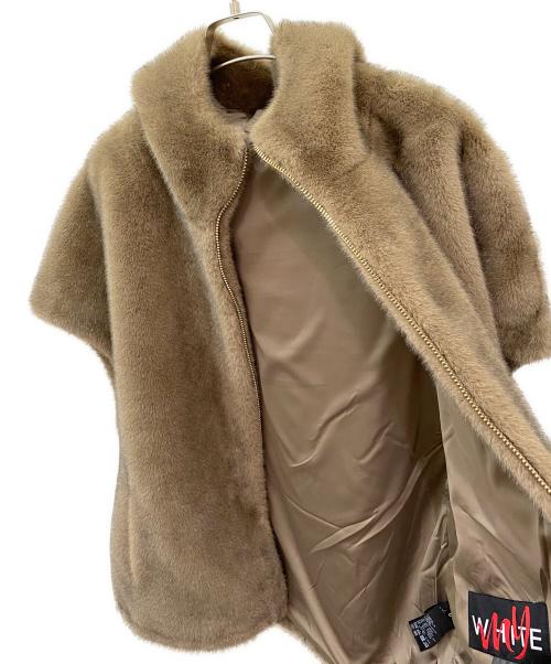 MY WHITE（マイ ホワイト）MY WHITE (マイ ホワイト) DEUXIEME CLASSE (ドゥーズィエム クラス) 別注 HOODIE VEST ブラウン サイズ:Freeの古着・服飾アイテム