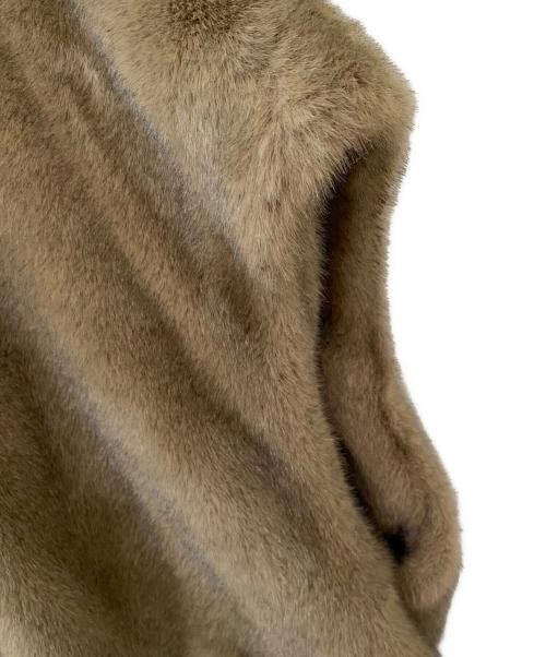 MY WHITE（マイ ホワイト）MY WHITE (マイ ホワイト) DEUXIEME CLASSE (ドゥーズィエム クラス) 別注 HOODIE VEST ブラウン サイズ:Freeの古着・服飾アイテム