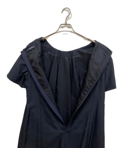 BURBERRY LONDON（バーバリーロンドン）BURBERRY LONDON (バーバリーロンドン) 半袖ワンピース ネイビー サイズ:44の古着・服飾アイテム