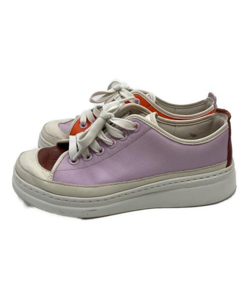 CAMPER（カンペール）CAMPER (カンペール) ローカットスニーカー オレンジ×パープル サイズ:SIZE 37の古着・服飾アイテム