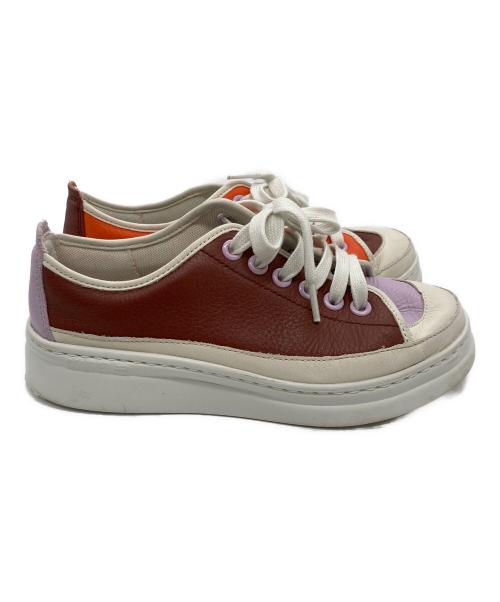 CAMPER（カンペール）CAMPER (カンペール) ローカットスニーカー オレンジ×パープル サイズ:SIZE 37の古着・服飾アイテム