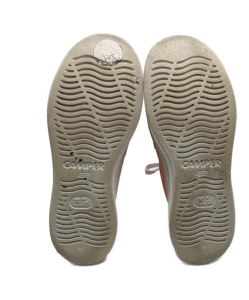 CAMPER（カンペール）CAMPER (カンペール) ローカットスニーカー オレンジ×パープル サイズ:SIZE 37の古着・服飾アイテム