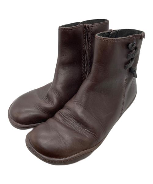 CAMPER（カンペール）CAMPER (カンペール) サイドジップブーツ ブラウン サイズ:SIZE 38の古着・服飾アイテム