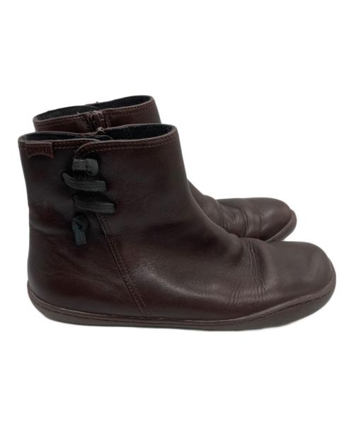 CAMPER（カンペール）CAMPER (カンペール) サイドジップブーツ ブラウン サイズ:SIZE 38の古着・服飾アイテム