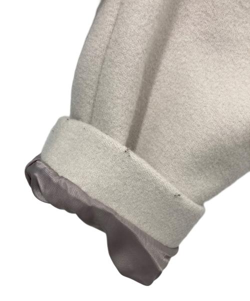 green label relaxing（グリーンレーベルリラクシング）green label relaxing (グリーンレーベルリラクシング) EX FINE リッタイスリーブノーラペルコート ベージュ サイズ:XSの古着・服飾アイテム