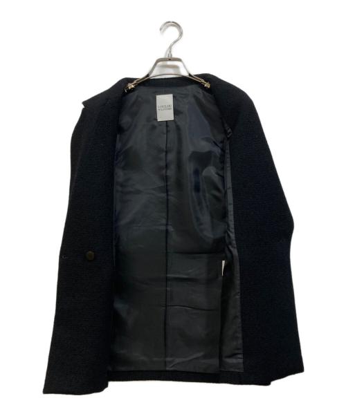 Loulou Willoughby（ルルウィルビー）Loulou Willoughby (ルルウィルビー) リングツイードジレ ブラック サイズ:SIZE 2の古着・服飾アイテム